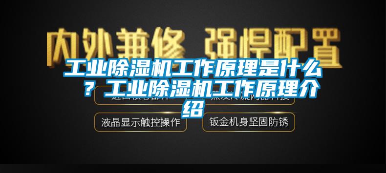 工業(yè)除濕機工作原理是什么 ？工業(yè)除濕機工作原理介紹