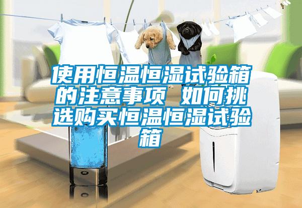 使用恒溫恒濕試驗(yàn)箱的注意事項(xiàng) 如何挑選購(gòu)買恒溫恒濕試驗(yàn)箱