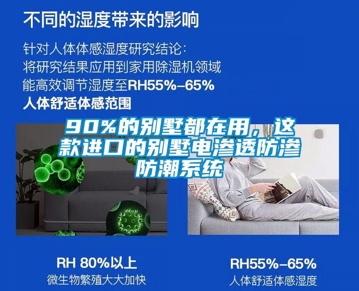 90%的別墅都在用，這款進口的別墅電滲透防滲防潮系統