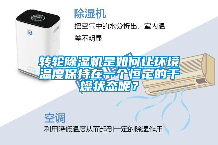 轉輪除濕機是如何讓環境溫度保持在一個恒定的干燥狀態呢？