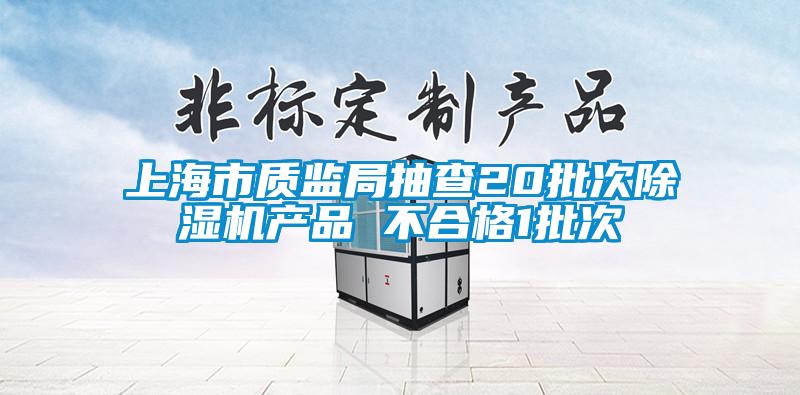 上海市質監局抽查20批次除濕機產品 不合格1批次