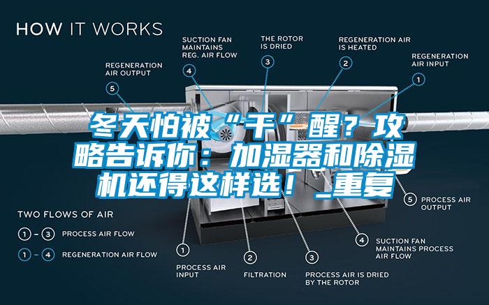 冬天怕被“干”醒？攻略告訴你：加濕器和除濕機還得這樣選！_重復