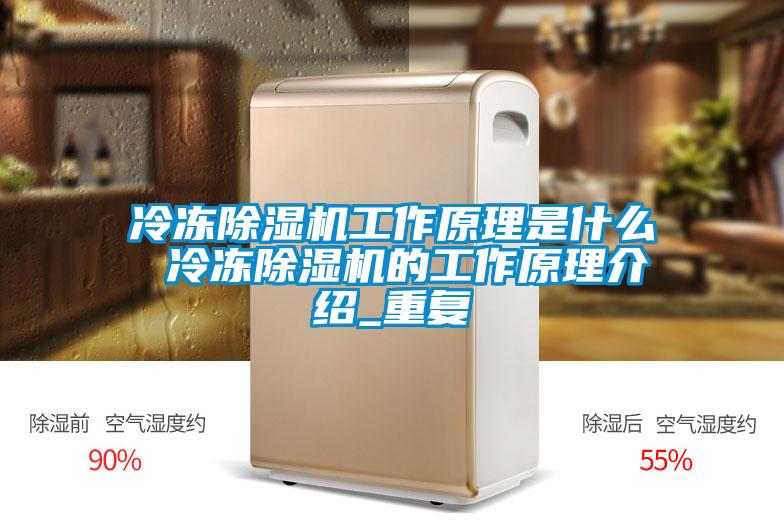 冷凍除濕機工作原理是什么 冷凍除濕機的工作原理介紹_重復