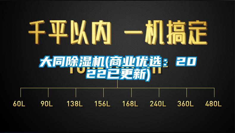 大同除濕機(商業優選：2022已更新)