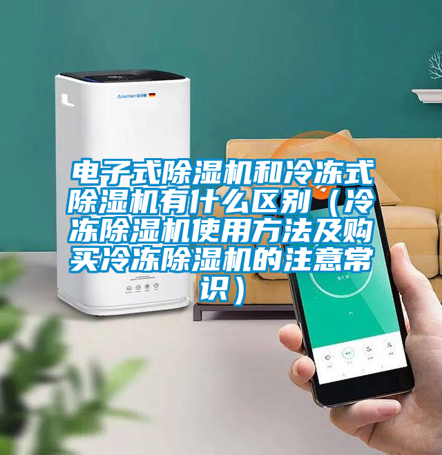 電子式除濕機和冷凍式除濕機有什么區(qū)別（冷凍除濕機使用方法及購買冷凍除濕機的注意常識）