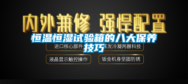 恒溫恒濕試驗箱的八大保養技巧