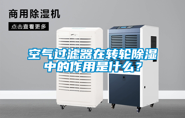 空氣過濾器在轉輪除濕中的作用是什么？