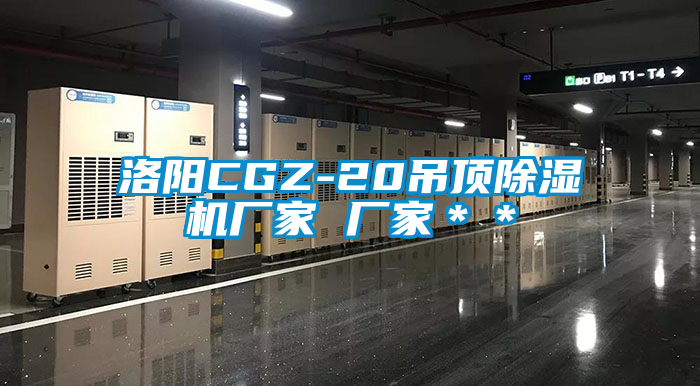 洛陽CGZ-20吊頂除濕機廠家 廠家＊＊