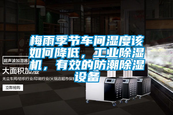 梅雨季節車間濕度該如何降低，工業除濕機，有效的防潮除濕設備