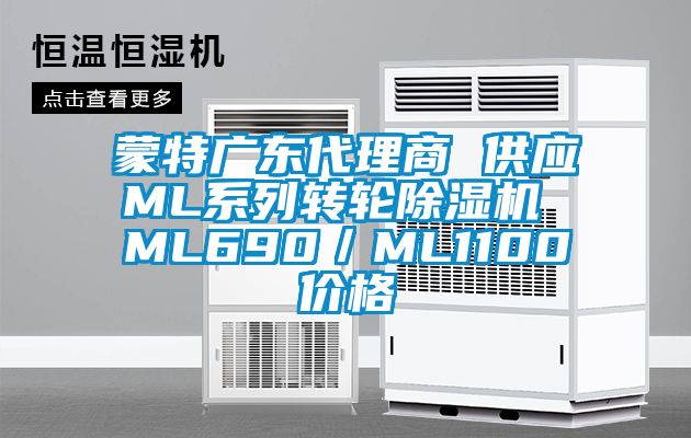 蒙特廣東代理商 供應(yīng)ML系列轉(zhuǎn)輪除濕機 ML690／ML1100價格