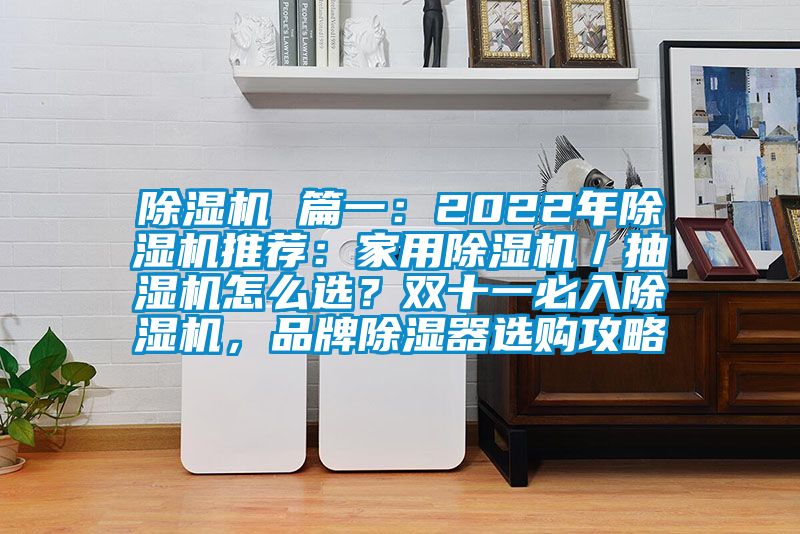 除濕機 篇一：2022年除濕機推薦：家用除濕機／抽濕機怎么選？雙十一必入除濕機，品牌除濕器選購攻略