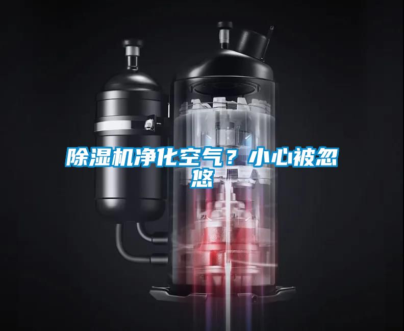 除濕機凈化空氣？小心被忽悠