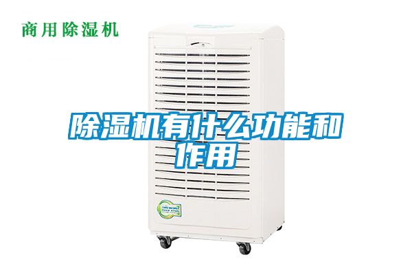 除濕機有什么功能和作用